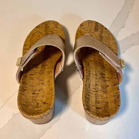 Vionic Anitra Rose Gold Pink Metallic Wedge Sandal - Size 9 - Picture 4 of 15